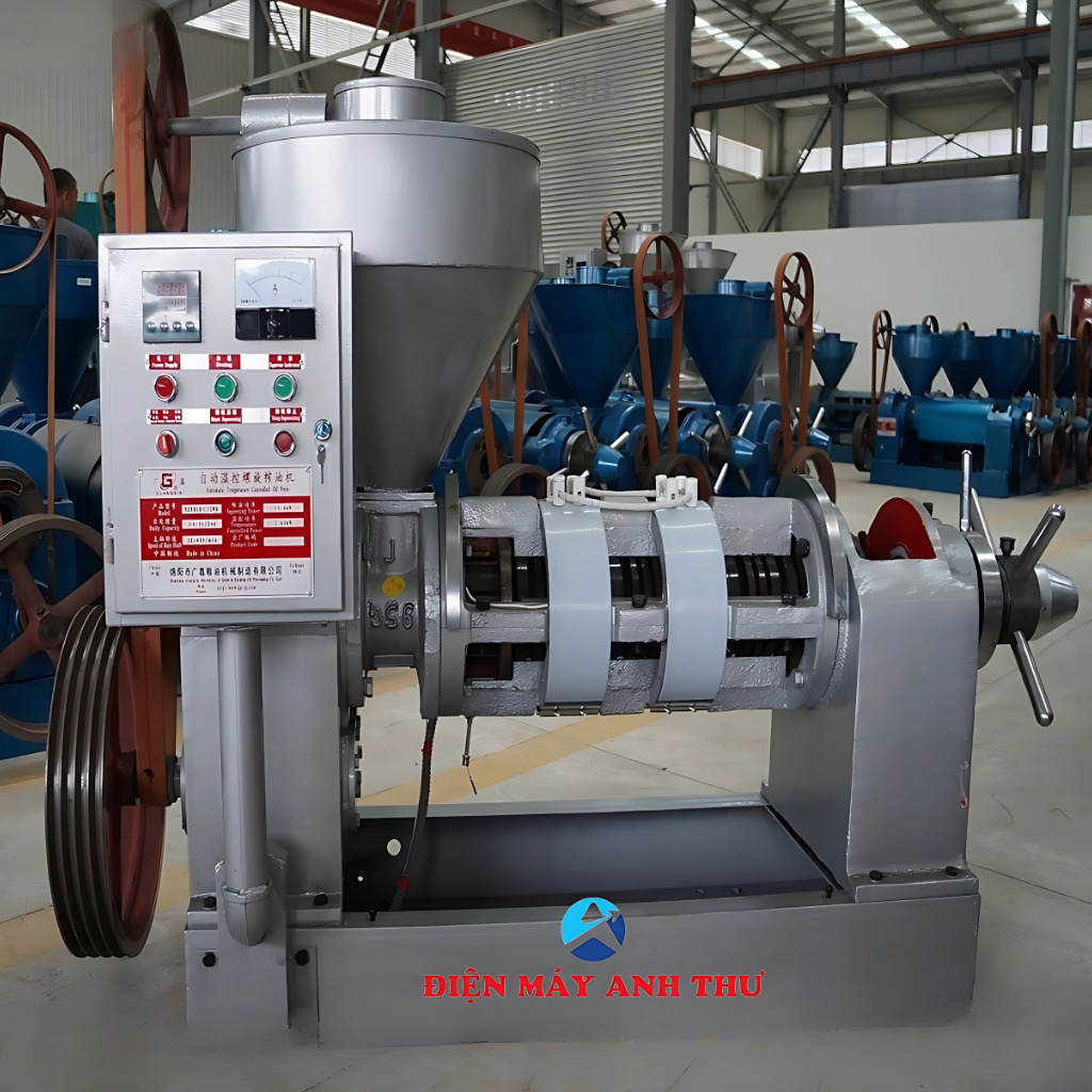 Máy ép dầu Guangxin YZYX10J-2WK motor 11kW công suất lớn